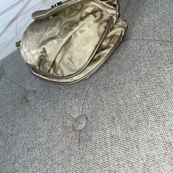 Giani Bernini Canvas Leather Trim Wristlet - Picture 5 of 12